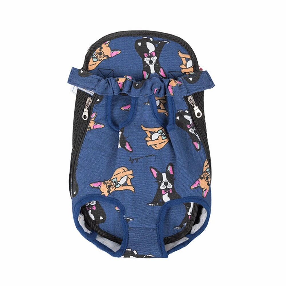 Small Dog Carrier Backpack Legs Out Pet Puppy Carrier | Hands-Free Cat Travel Bag for Walking, Hiking, and Motorcycle Use