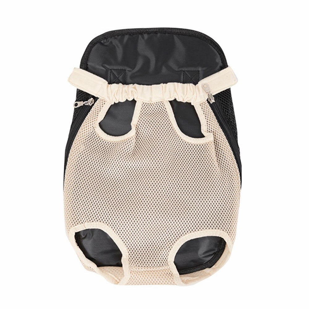 Small Dog Carrier Backpack Legs Out Pet Puppy Carrier | Hands-Free Cat Travel Bag for Walking, Hiking, and Motorcycle Use