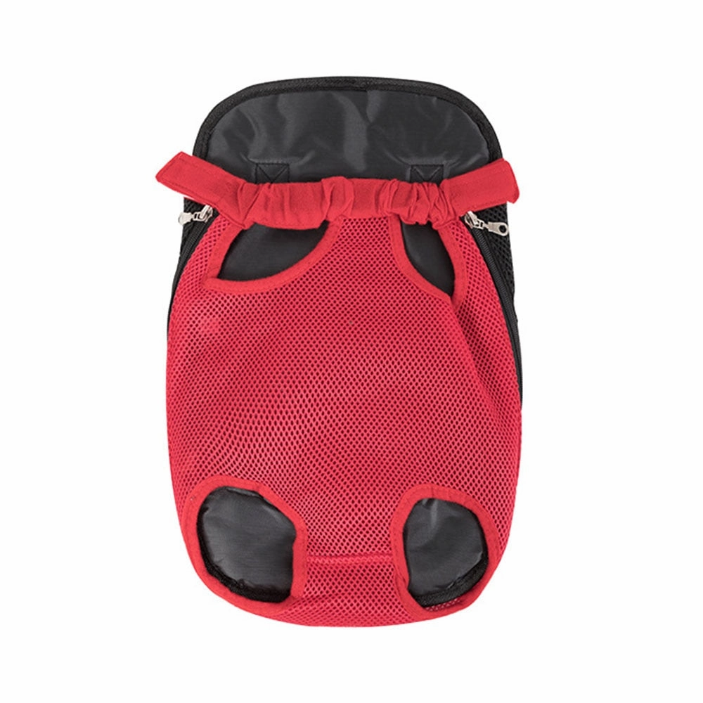 Small Dog Carrier Backpack Legs Out Pet Puppy Carrier | Hands-Free Cat Travel Bag for Walking, Hiking, and Motorcycle Use