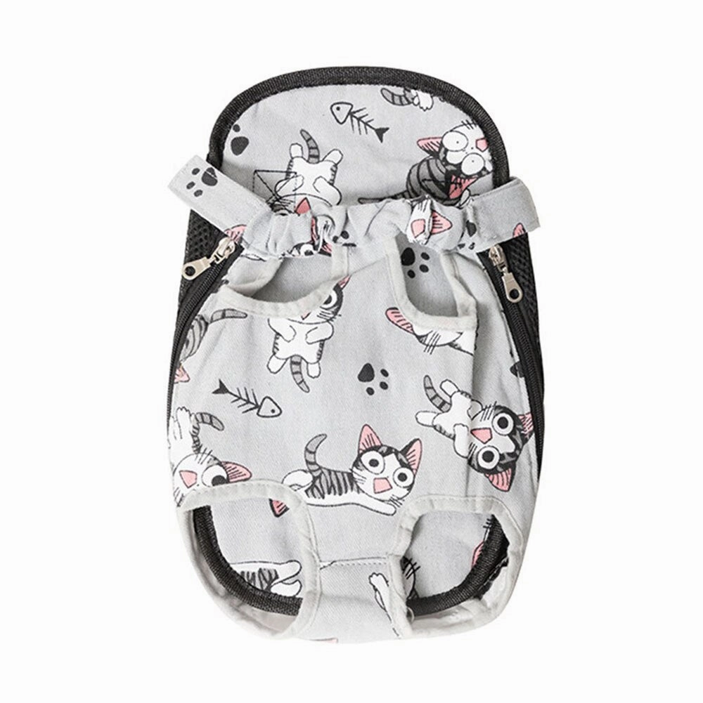 Small Dog Carrier Backpack Legs Out Pet Puppy Carrier | Hands-Free Cat Travel Bag for Walking, Hiking, and Motorcycle Use