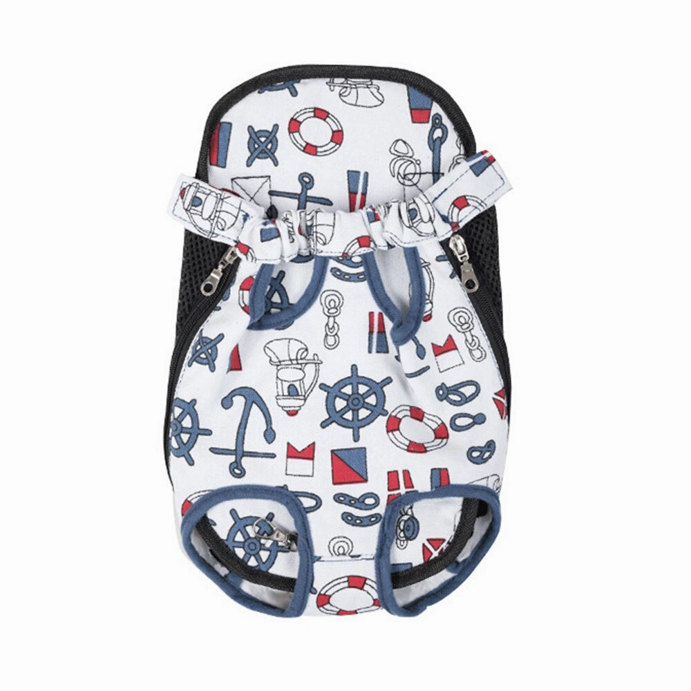 Small Dog Carrier Backpack Legs Out Pet Puppy Carrier | Hands-Free Cat Travel Bag for Walking, Hiking, and Motorcycle Use