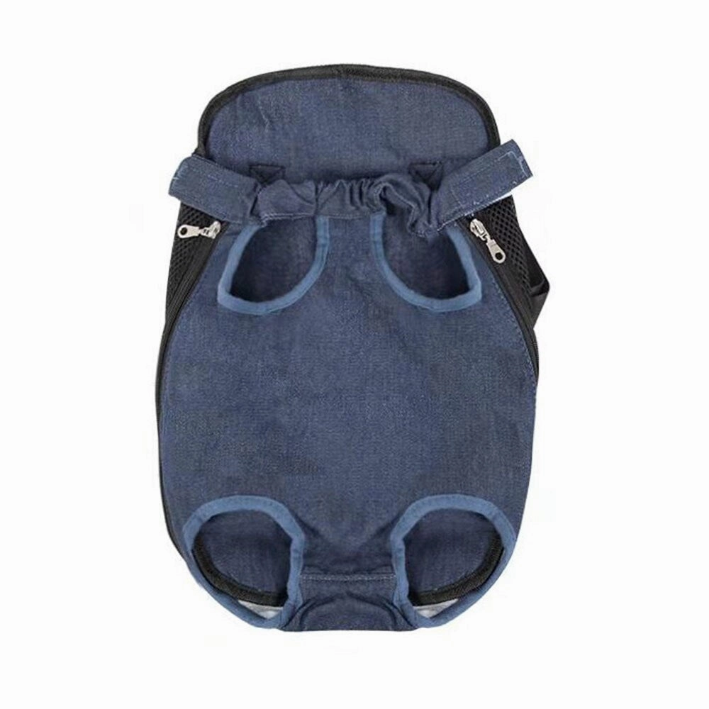 Small Dog Carrier Backpack Legs Out Pet Puppy Carrier | Hands-Free Cat Travel Bag for Walking, Hiking, and Motorcycle Use