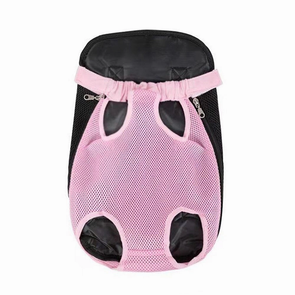 Small Dog Carrier Backpack Legs Out Pet Puppy Carrier | Hands-Free Cat Travel Bag for Walking, Hiking, and Motorcycle Use