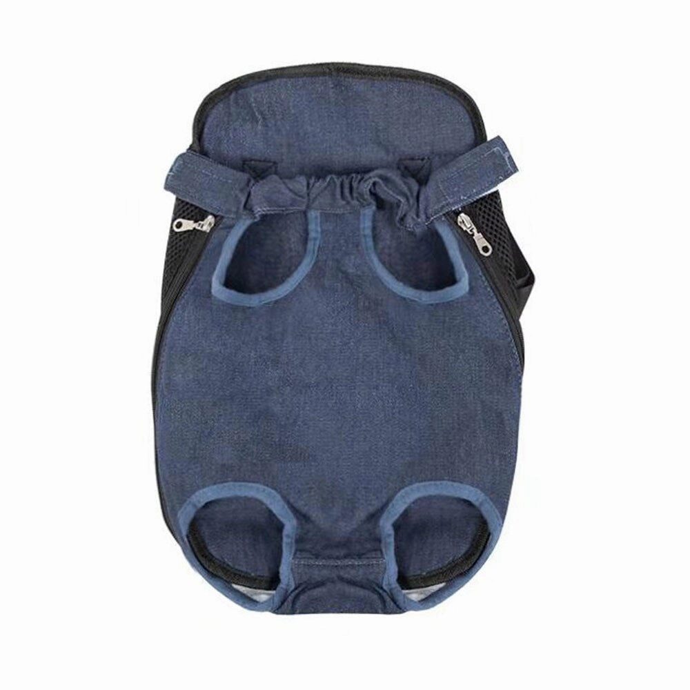 Small Dog Carrier Backpack Legs Out Pet Puppy Carrier | Hands-Free Cat Travel Bag for Walking, Hiking, and Motorcycle Use