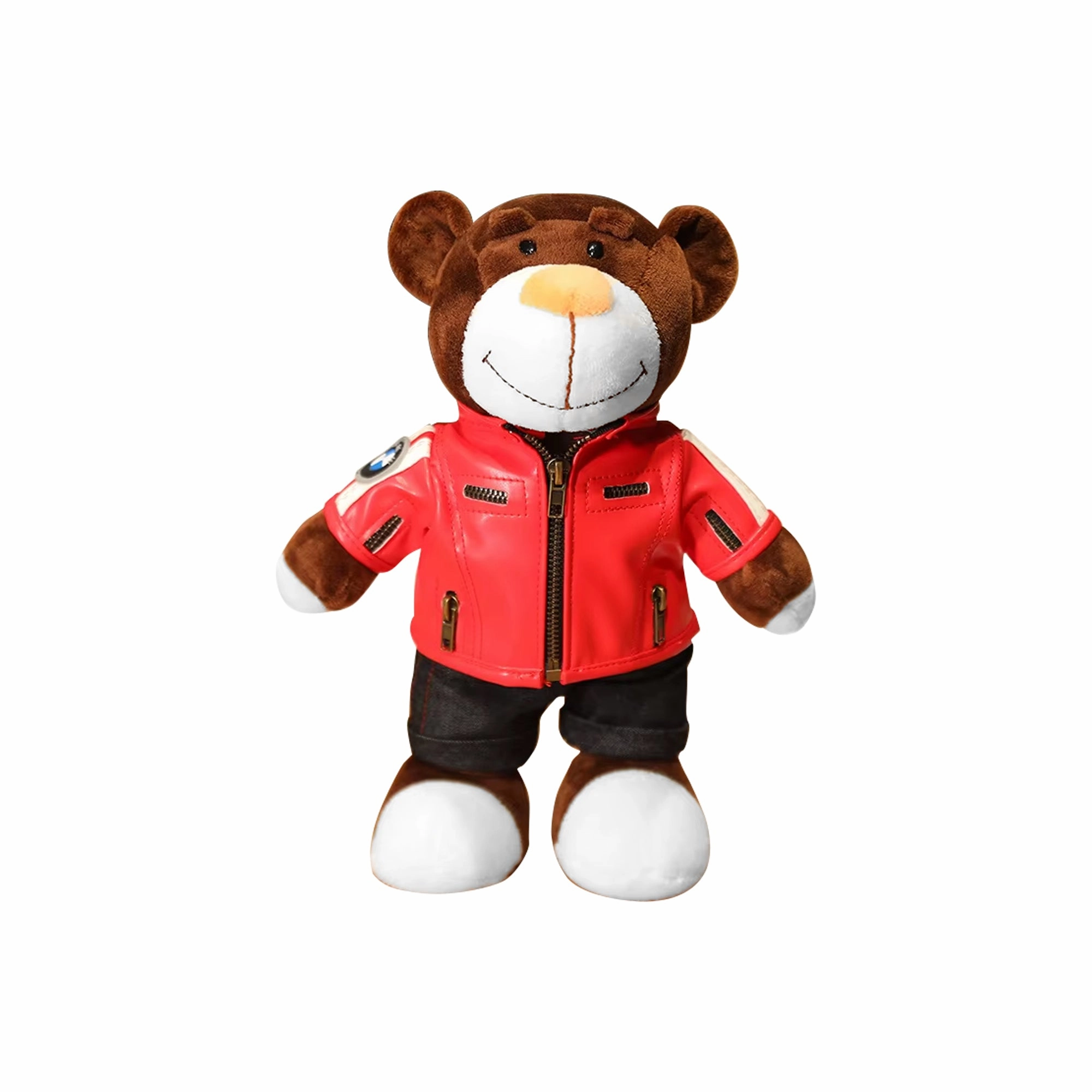 Small Helmet Tonys LS2/Shoei/Airoh with Cute Bear Car Model Plush Toy - 708001