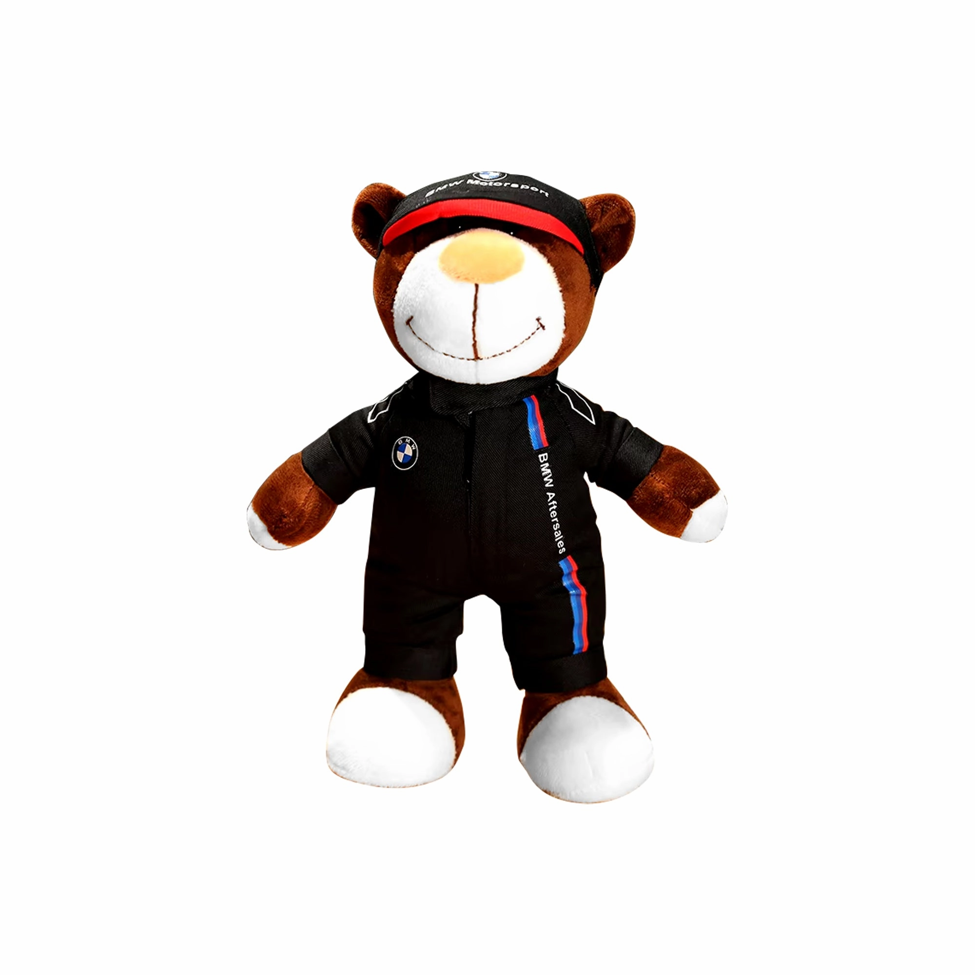 Small Helmet Tonys LS2/Shoei/Airoh with Cute Bear Car Model Plush Toy - 708001