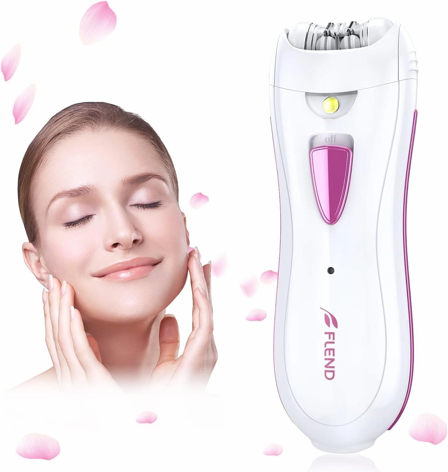Smooth Glide Epilator for Women Facial Hair, Portable Facial Hair Removal Face Bikini for Women
