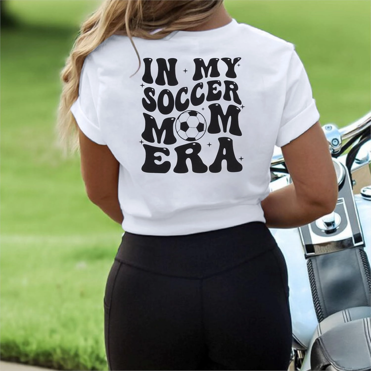 Soccer Mom Shirt Women Soccer Mom Leopard Bleached T Shirt Soccer Mom Graphic Shirt Funny Ball Mom Life Tee Top