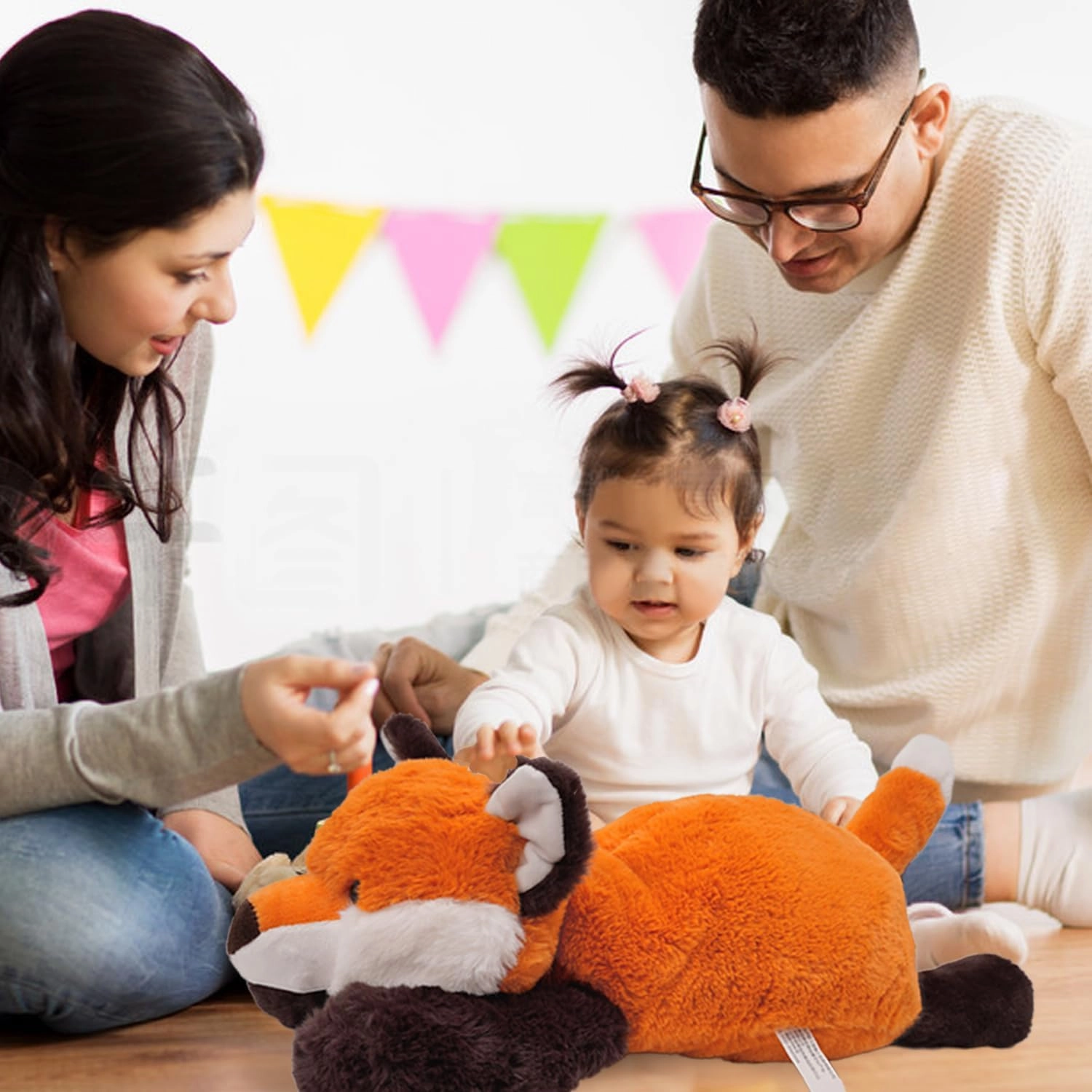 Soft Weighted Stuffed Animals Weighted Plush Animals for Huskies,Pigs,Dinosaurs and Polar Bears - 14-30 Inches for Boys Girls
