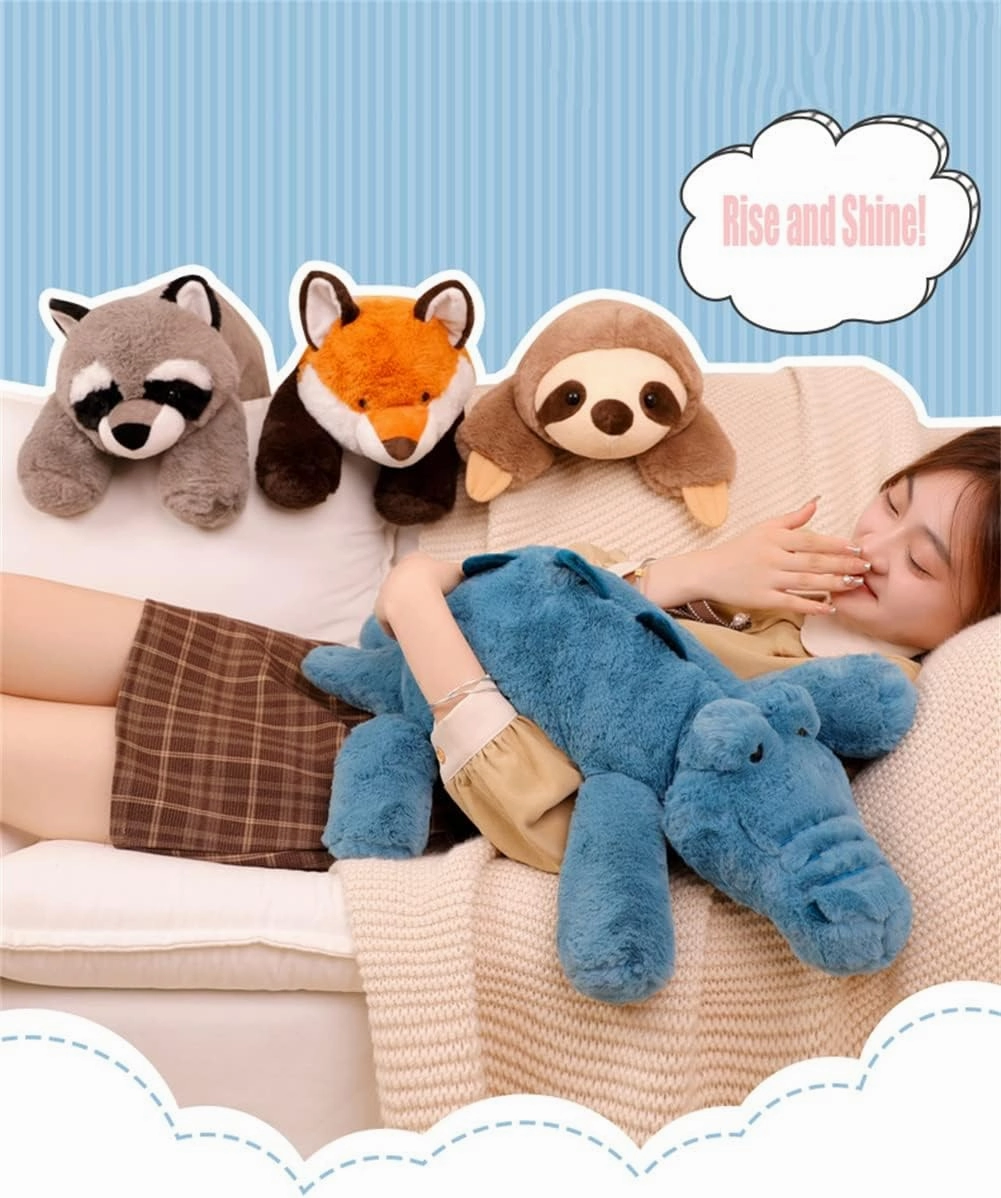 Soft Weighted Stuffed Animals Weighted Plush Animals for Huskies,Pigs,Dinosaurs and Polar Bears - 14-30 Inches for Boys Girls