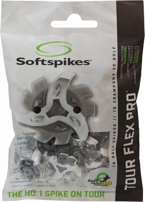 SoftSpikes Tour Flex Pro, Fast Twist 3.0 Golf Spikes, Golf Cleats, Pro Packs, Cleat Kit