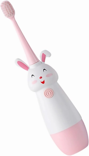 SOIMISS 3-Pack Boys and Girls Sonic Vibrates Electric Toothbrush Soft Bristles Baby Toothbrush Cartoon Shape Replacement Heads Included Oral Tool
