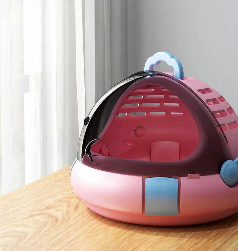 Space Capsule Pet Carrier Bag - Breathable Travel Backpack