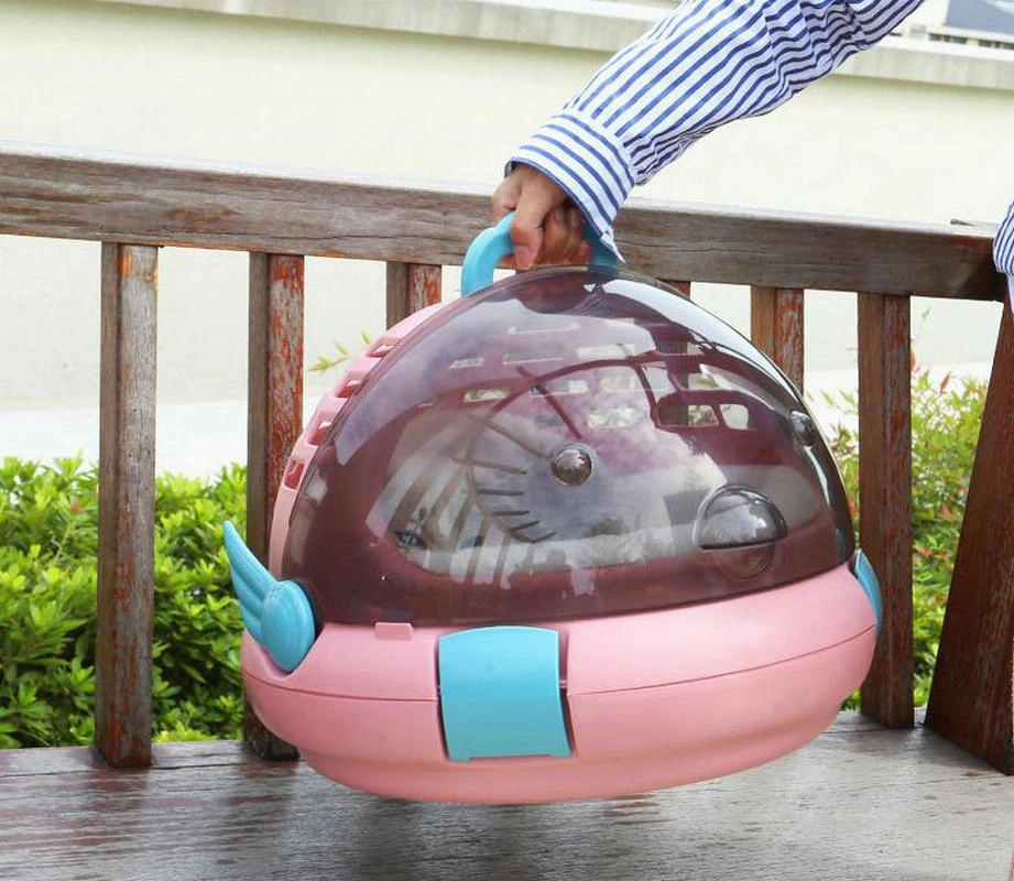 Space Capsule Pet Carrier Bag - Breathable Travel Backpack