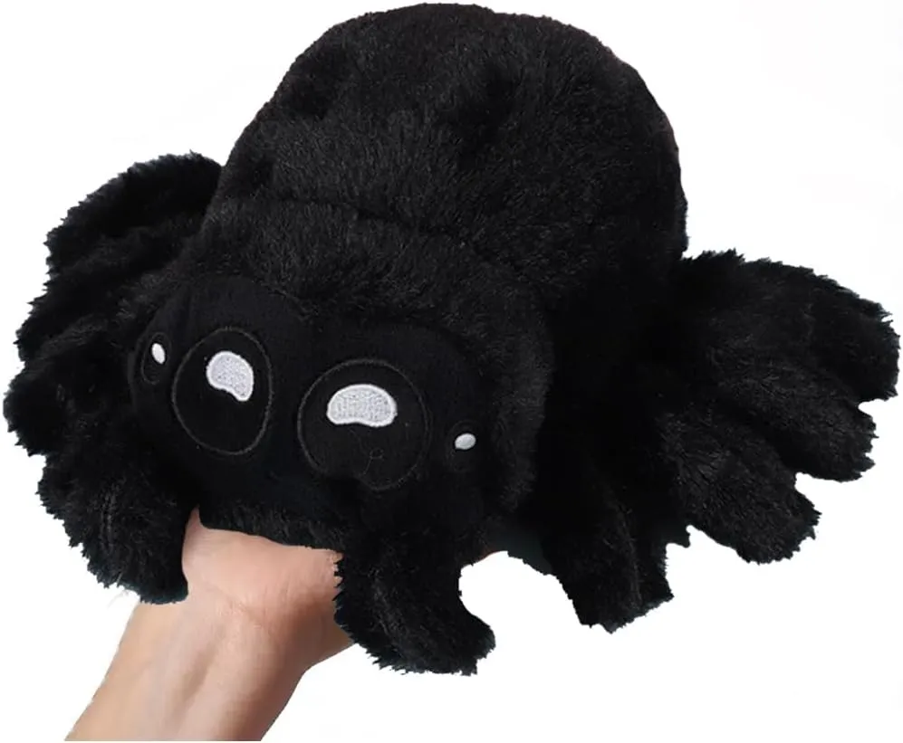 Spider Plush Toy 9 inches - This Cute Spider Plush Animal Toy, is Perfect for Birthday Gifts, Halloween, and Valentine's Day Alone!
