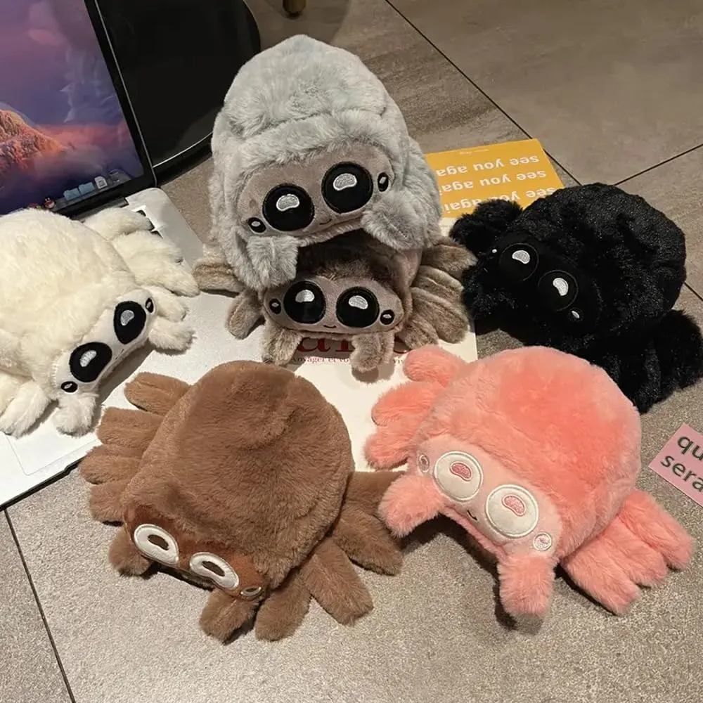 Spider Plush Toy 9 inches - This Cute Spider Plush Animal Toy, is Perfect for Birthday Gifts, Halloween, and Valentine's Day Alone!