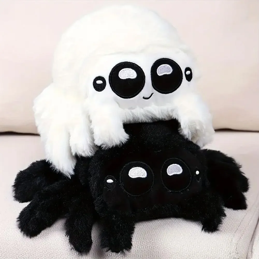 Spider Plush Toy 9 inches - This Cute Spider Plush Animal Toy, is Perfect for Birthday Gifts, Halloween, and Valentine's Day Alone!