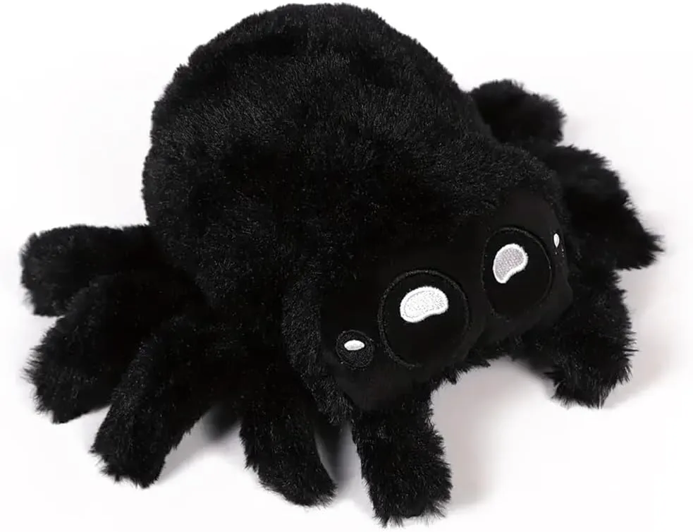 Spider Plush Toy 9 inches - This Cute Spider Plush Animal Toy, is Perfect for Birthday Gifts, Halloween, and Valentine's Day Alone!