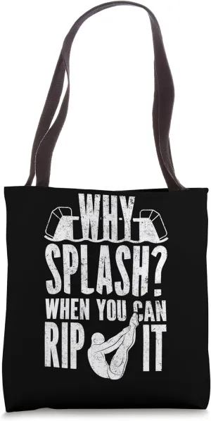 Springboard Diver Platform Diving Springboard Diving Quote Tote Bag