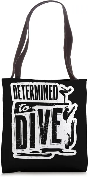 Springboard Diving Platform Diver Springboard Divers Tote Bag
