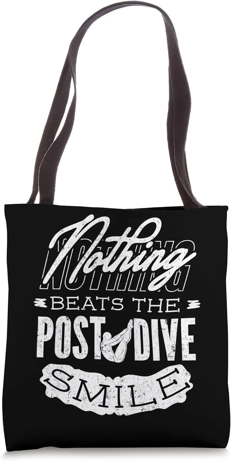 Springboard Diving Platform Diving Springboard Diver Tote Bag