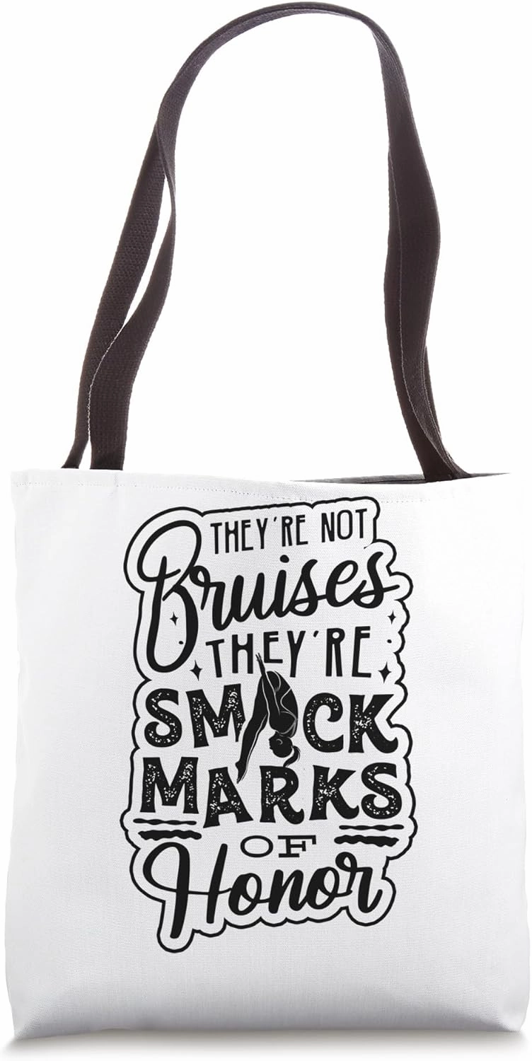 Springboard Diver Platform Diving Springboard Diving Funny Tote Bag