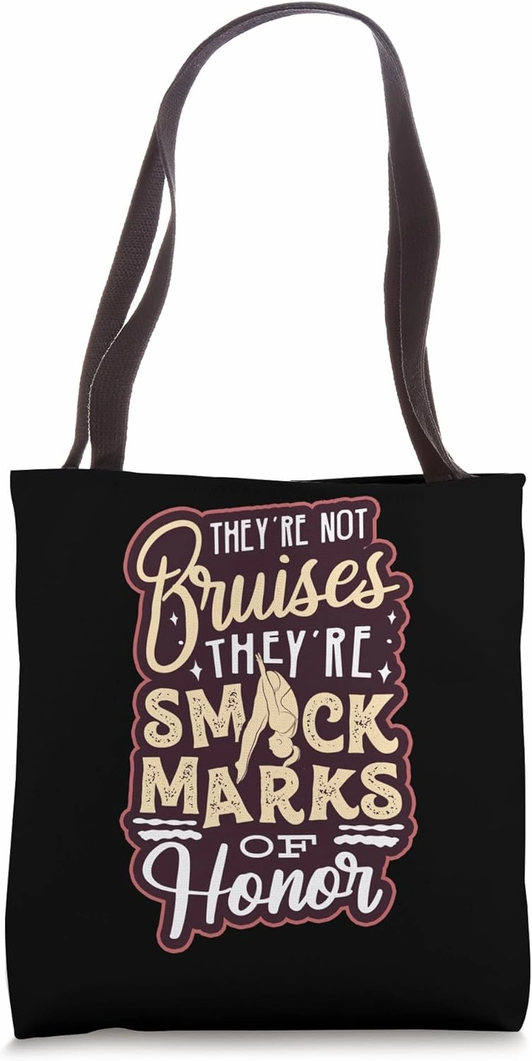 Springboard Diver Platform Diving Springboard Diving Funny Tote Bag