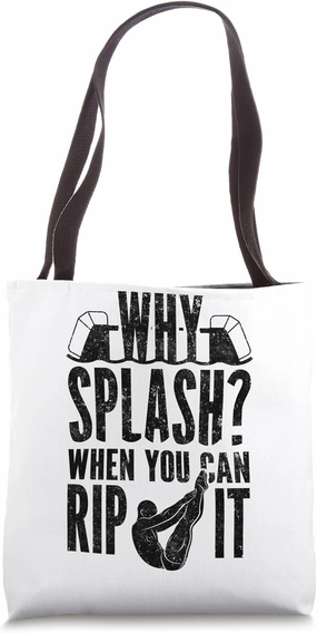 Springboard Diver Platform Diving Springboard Diving Quote Tote Bag