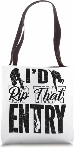 Springboard Diving Platform Diver Tote Bag