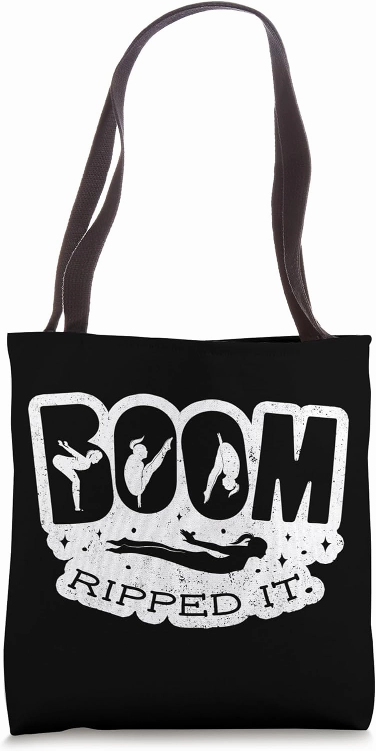 Springboard Diving Platform Diving Springboard Diver Quote Tote Bag