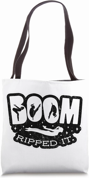 Springboard Diving Platform Diving Springboard Diver Quote Tote Bag
