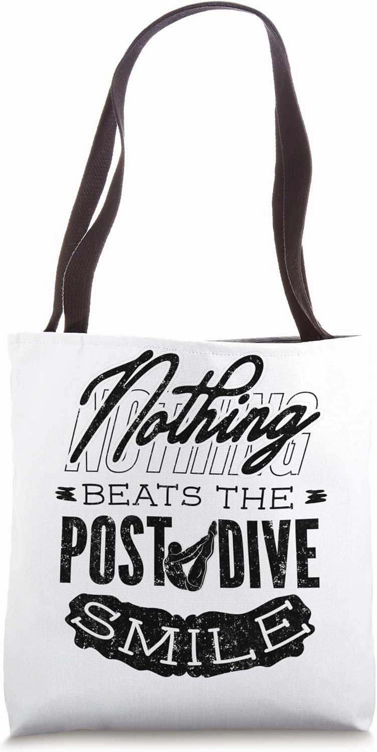Springboard Diving Platform Diving Springboard Diver Tote Bag