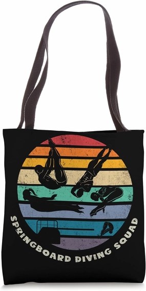 Springboard Diving Squad Platform Diver Springboard Diver Tote Bag