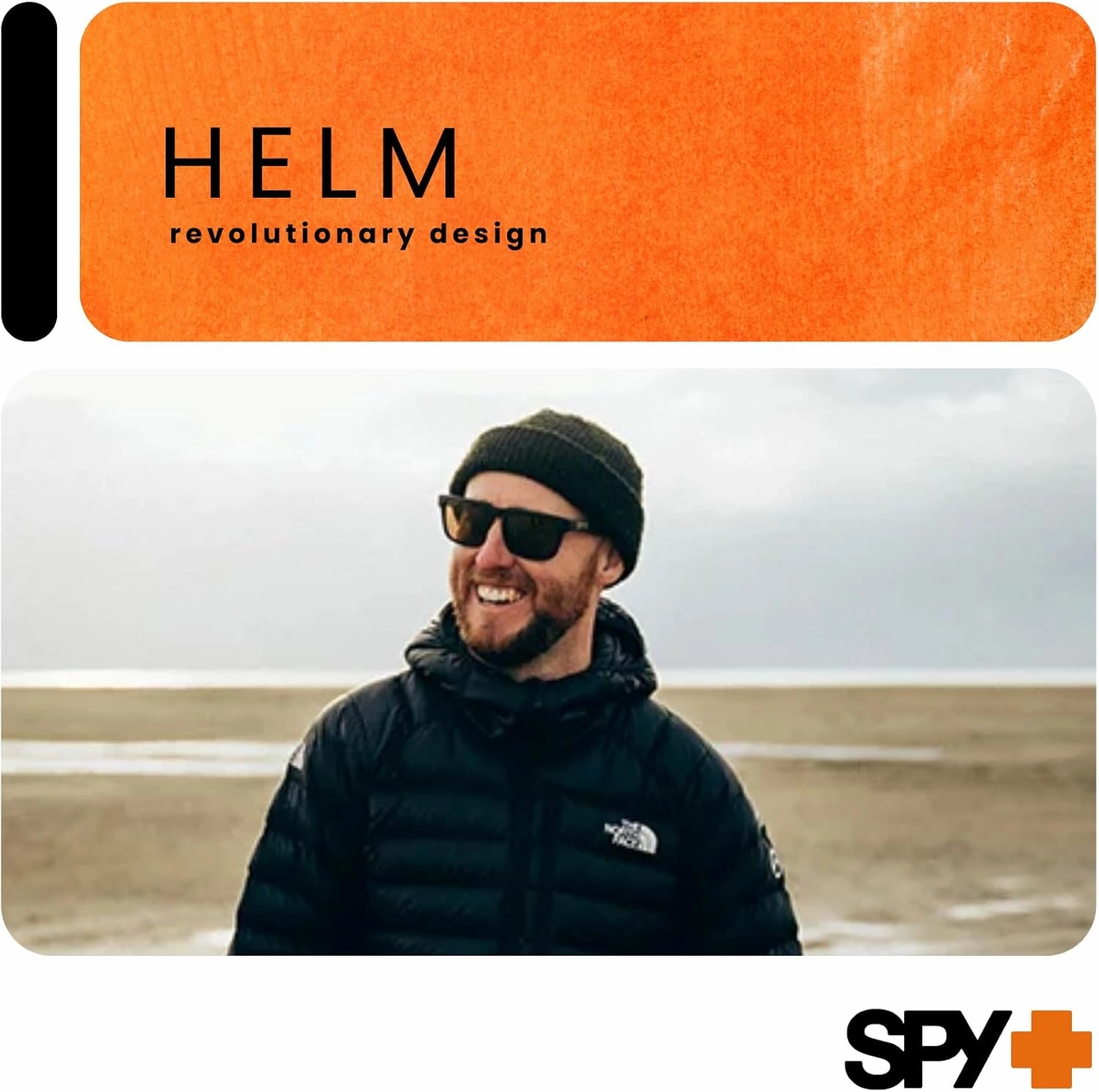 SPY Helm Square Sunglasses for Men for Women   BUNDLE With Designer iWear Eyewear Kit