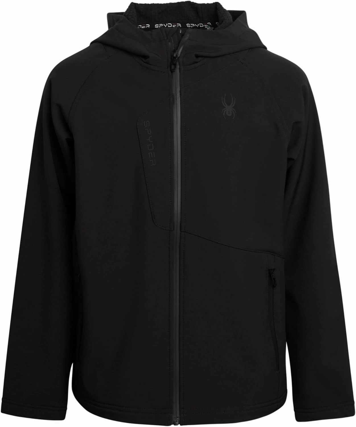 Spyder Boys' Soft Shell Jacket - Lightweight Fleece Lined Water and Wind Resistant Windbreaker Jacket for Boys (Sizes: 8-20)