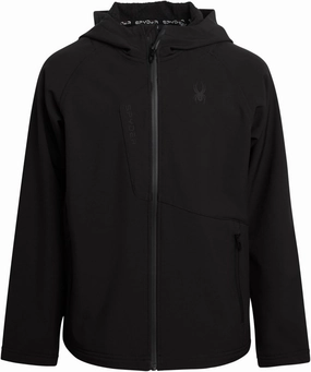 Spyder Boys' Soft Shell Jacket - Lightweight Fleece Lined Water and Wind Resistant Windbreaker Jacket for Boys (Sizes: 8-20)
