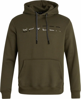 Spyder Men's Active Hoodie Sweatshirt - Athletic Performance Fleece Workout Long Sleeve Pullover Hoodie for Men (Size: S-XXL)