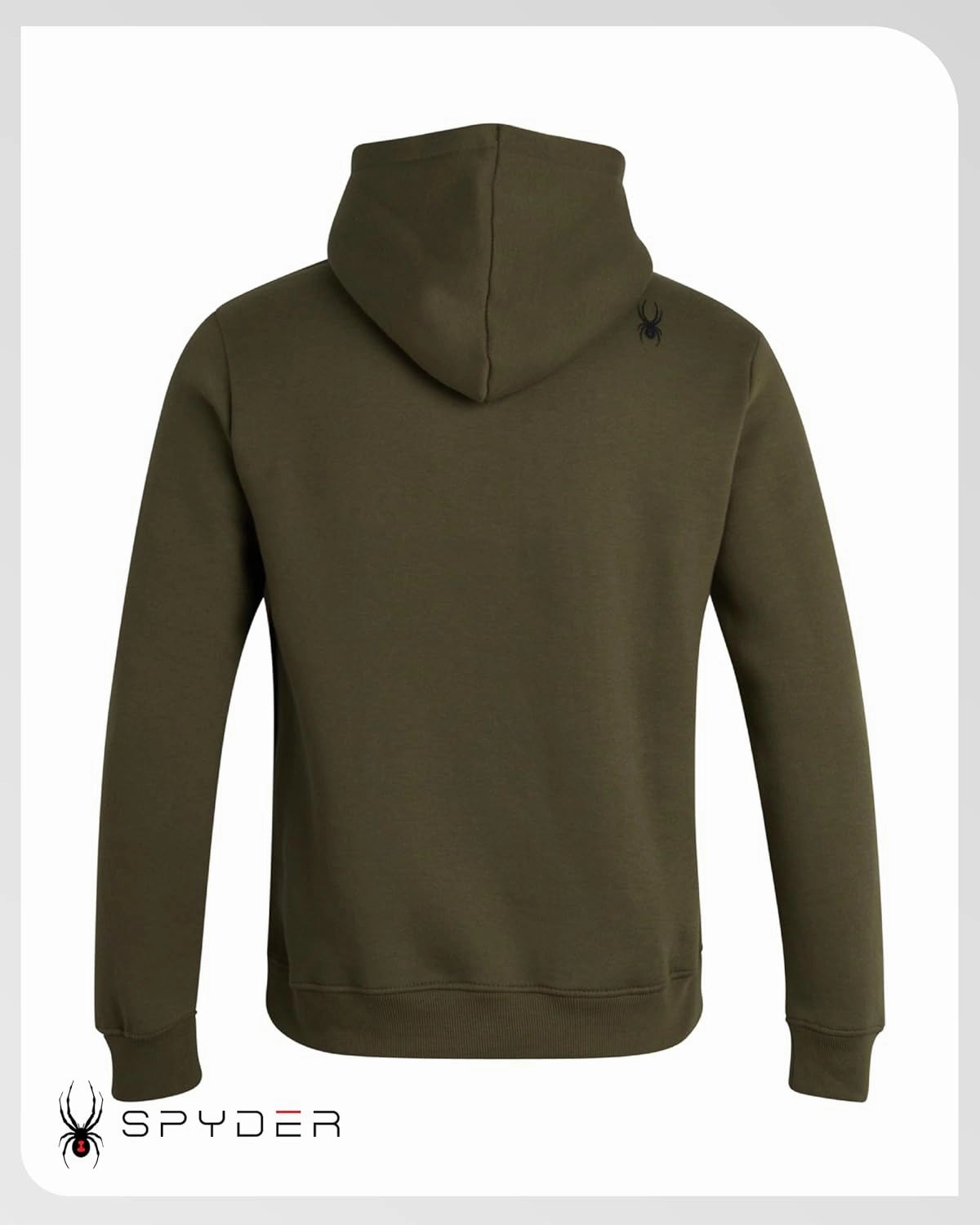 Spyder Men's Active Hoodie Sweatshirt - Athletic Performance Fleece Workout Long Sleeve Pullover Hoodie for Men (Size: S-XXL)