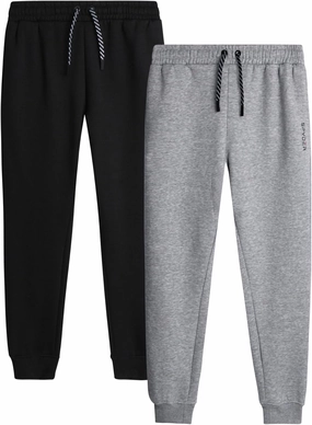 Spyder Men's Active Jogger Sweatpants - 2 Pack Athletic Fleece Workout Gym Joggers with Pockets and Drawcord (Sizes: S-XXL)