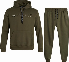 Spyder Men's Sweatsuit Set - 2 Piece Performance Fleece Pullover Hooded Sweatshirt and Jogger Sweatpants for Men (S-XXL)