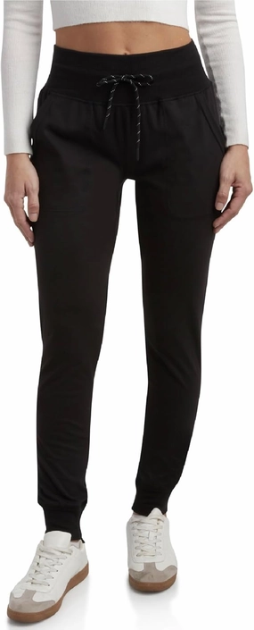 Spyder Women's Jogger Sweatpants - High Waisted Fleece Lined Athletic Joggers with Pockets for Casual Workout (Sizes: S-XL)