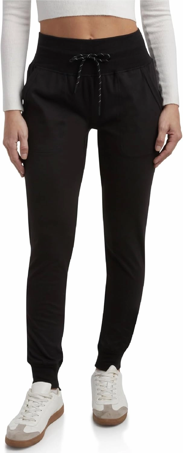 Spyder Women's Jogger Sweatpants - High Waisted Fleece Lined Athletic Joggers with Pockets for Casual Workout (Sizes: S-XL)