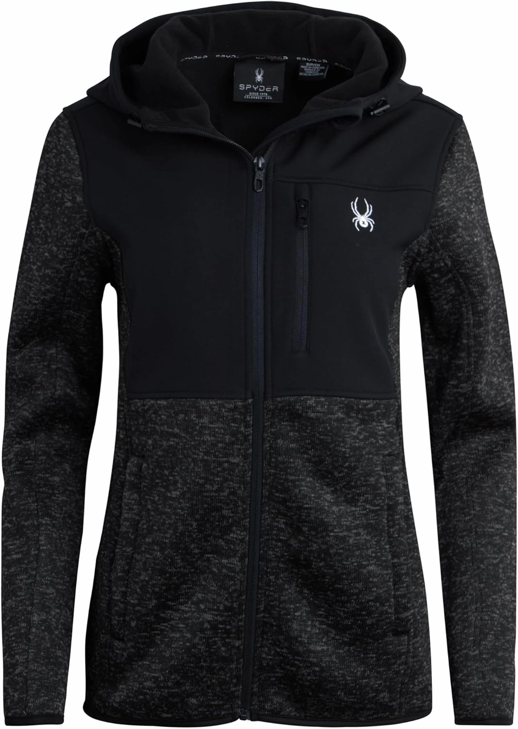 Spyder Women's Softshell Jacket - Bonded Micro-Fleece Lightweight Jacket Women - Full Zip Up Hooded Jackets for Women (S-XL)