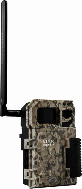 SPYPOINT LINK-MICRO-LTE Trail Camera-4 LED Infrared Flash with 80'f Detection and Motion Sensor,LTECapable Cellular Game Camera 10MP 0.5sec Trigger Speed,Cell Cameras for Hunting-For USA only