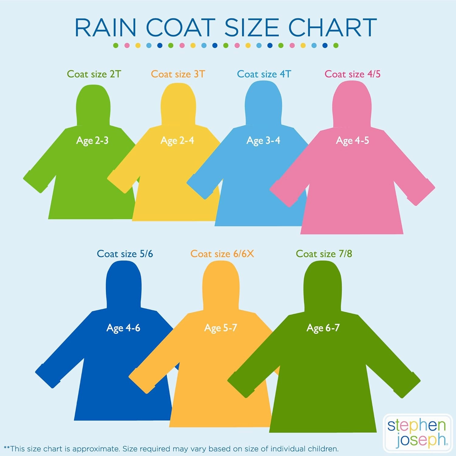 Stephen Joseph Kids Raincoat, Pink Dino, 4T (SJ8601)