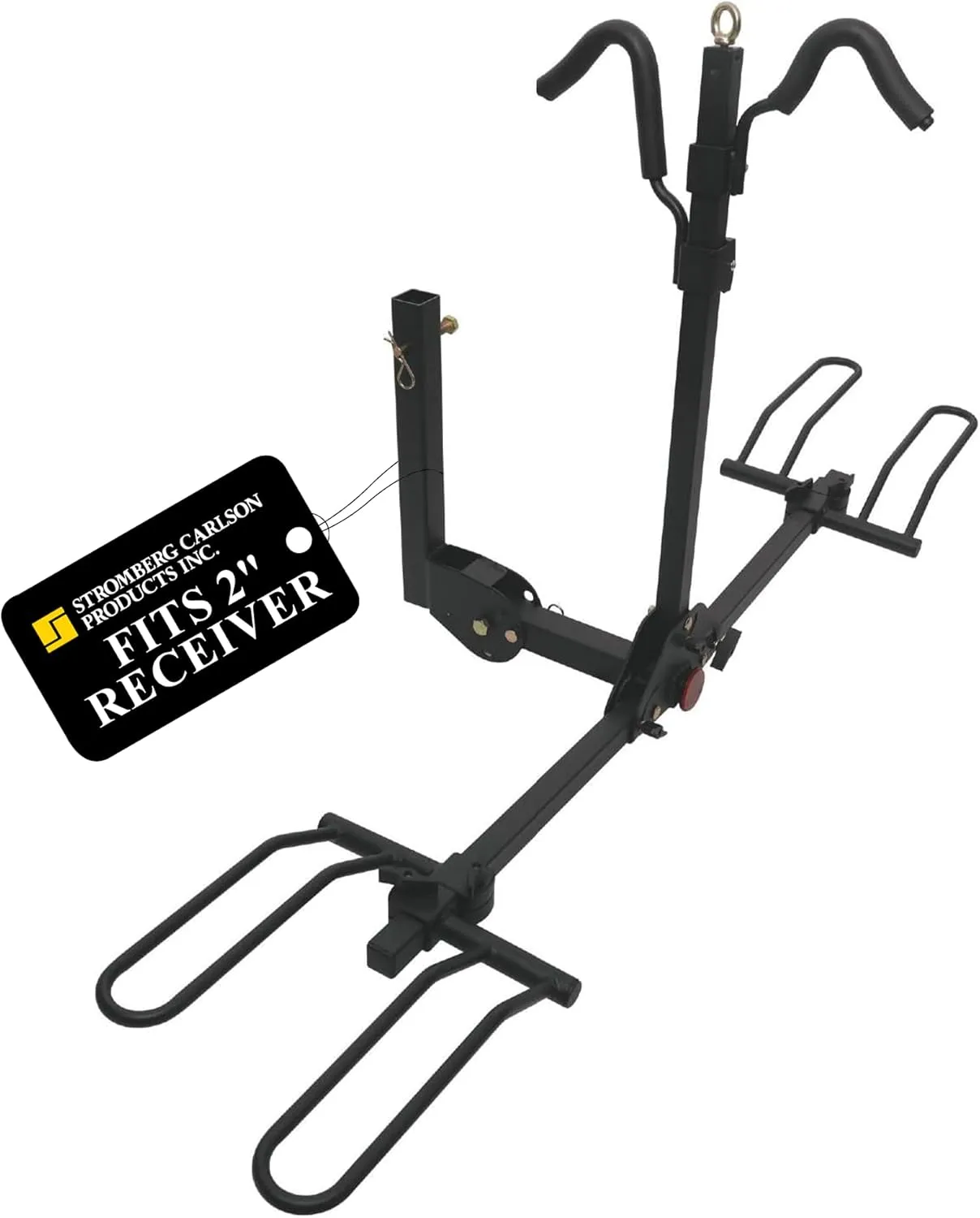 Stromberg Carlson Bike Carrier, Hitch Mount Bike Rack for Car, SUV, RV, Motorhome, Travel Trailer, 2-Bike Capacity, 2-Inch Receiver, BC-202 Model
