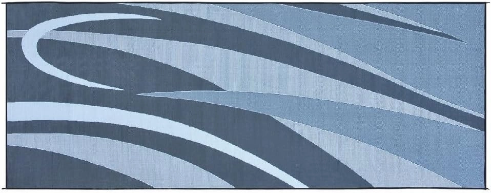 Stylish Camping Ming's Mark 142.153 GC1 Black/Silver 8' x 20' Graphic Mat