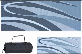 Stylish Camping Ming's Mark 142.153 GC1 Black/Silver 8' x 20' Graphic Mat
