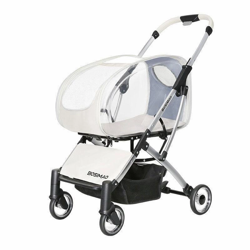 Stylish Detachable Cat Stroller 3 Color Pet Carrier on Wheels