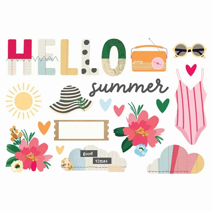 Sunny Days Simple Page Pieces - Simple Stories